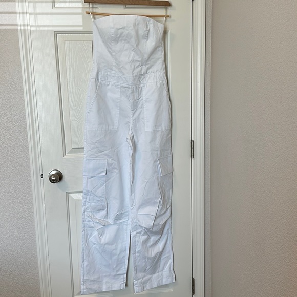 Zara LONG CARGO JUMPSUIT - Picture 3 of 3